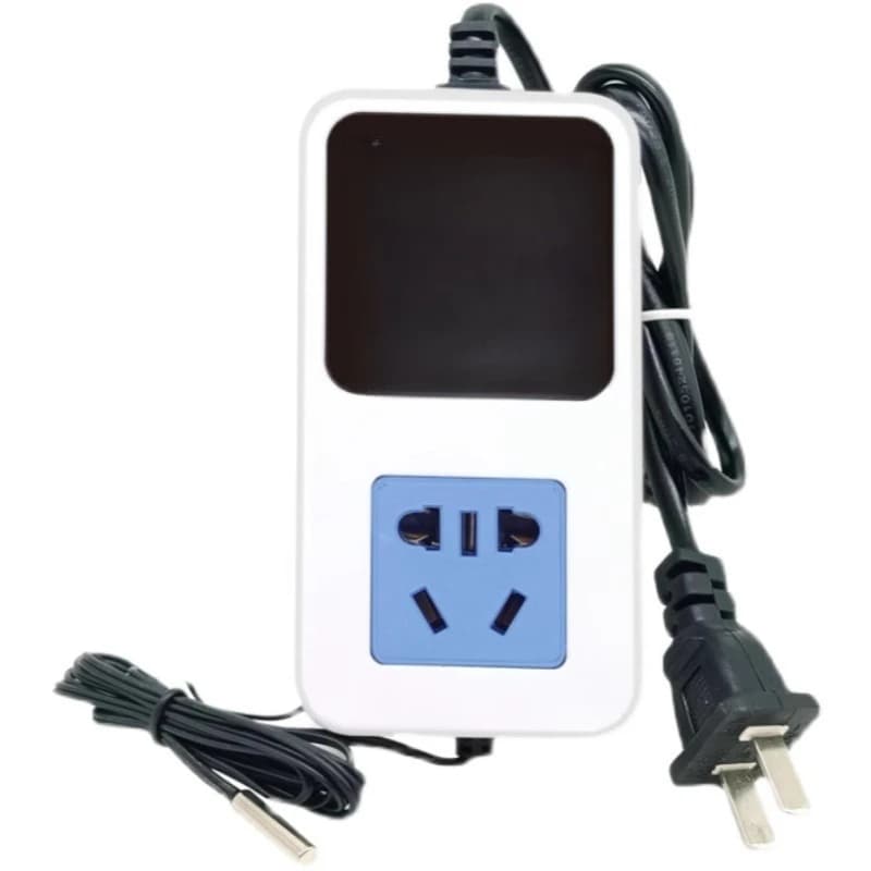 W2022 Intelligent Temperature Controller Small Temperature Controller Switch Pet Box Adjustable Temperature Control Socket 220V