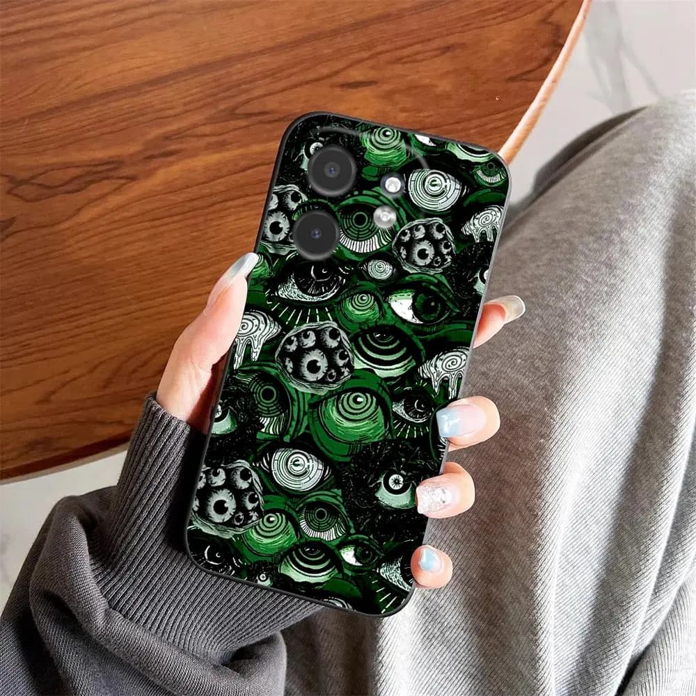 Lucky Funny Demon's Eyes Phone Case For Infinix TECNO POP SPARK SMART 6 7 8 9 10 CAMON 50 40 30 30S 20 20C Funda Shell Cover
