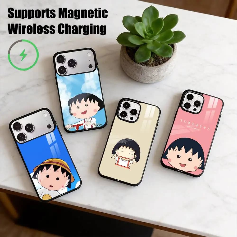 S-Sakura Momoko  Phone Case For iPhone17,16,15,14,13,12,11 Plus,Pro Compatible with magnetic wireless charging Gift