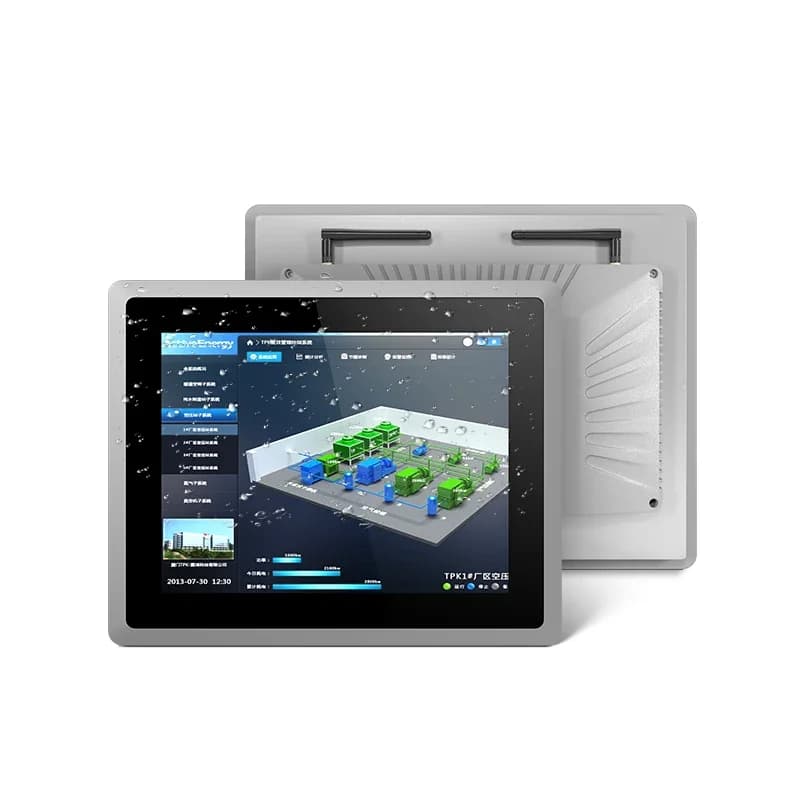 GPIO Optional Ip65 Waterproof Embedded VESA Mount Linux Android Ubuntu X86 Fanless Industrial Control Panel Pc