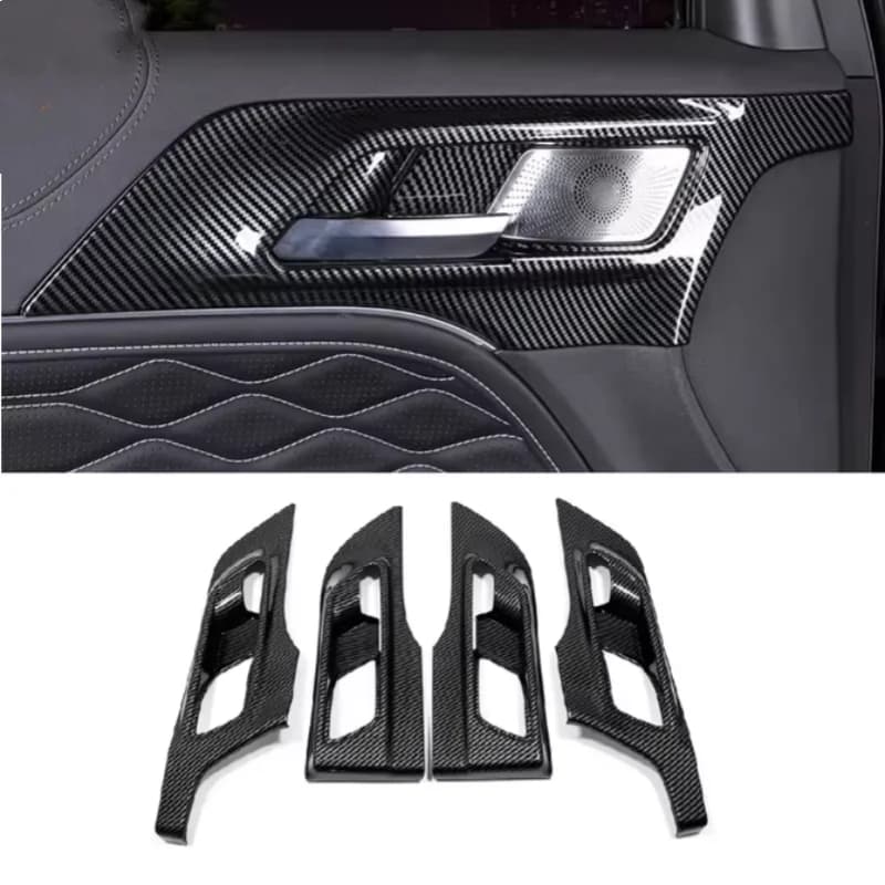 Car Door Inner door bowl handle Armrest Window Trim Glass Lift Switch Garnish Cover For GWM Great Wall Tank 300 2021-2024 4 pcs