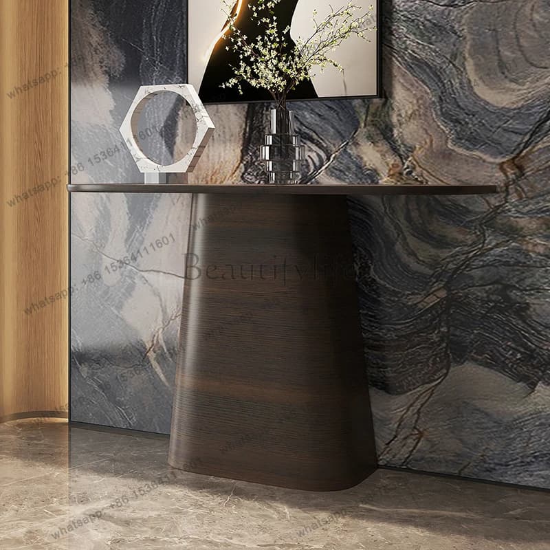 Simple Nordic Entryways Table Elegant Practical Bedside Easy Console Tables Unique Taste Konsolentisch Living Room Furniture