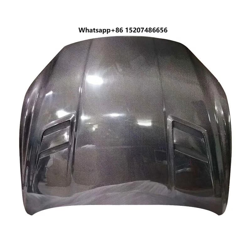Carbon Fiber Car Transparent Cover Front Hood Engine Cover Suitable 2014-2022