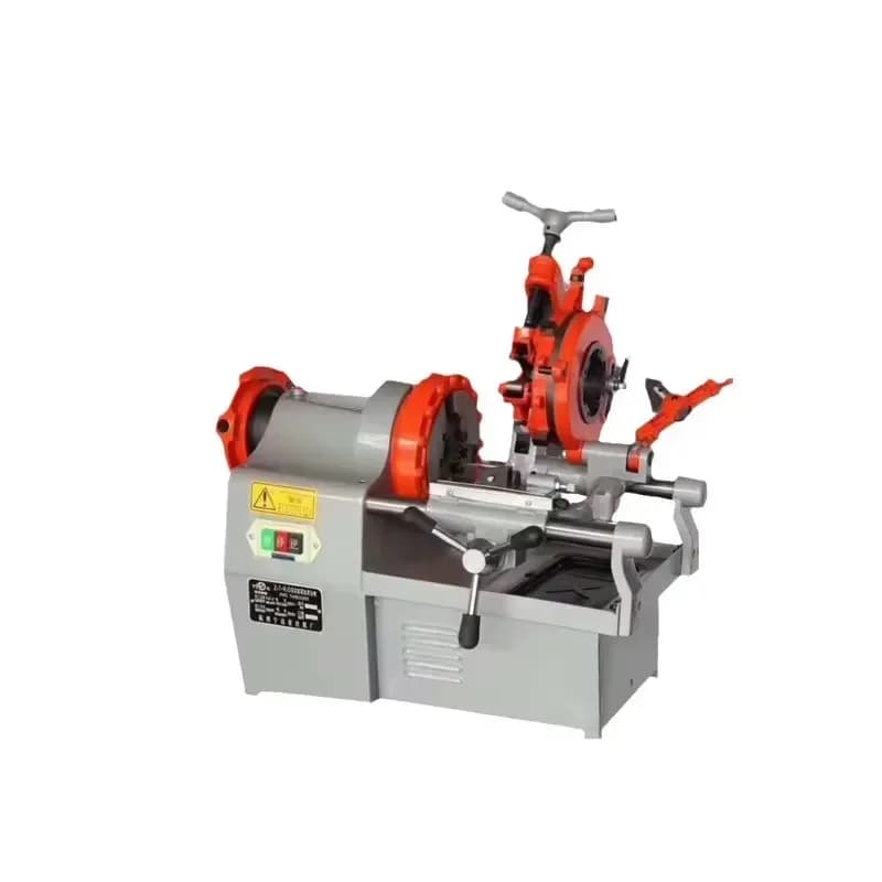 Electric Pipe Threading Machine for 110V 220V Tube Threader Sleeving Machine for Plumbing Installation