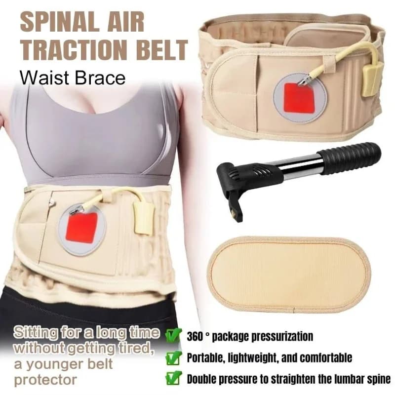 Universal Decompression Belt Spinal Traction Device Inflatable Back Support Waist Support Hot-Selling Model for Pain Relief