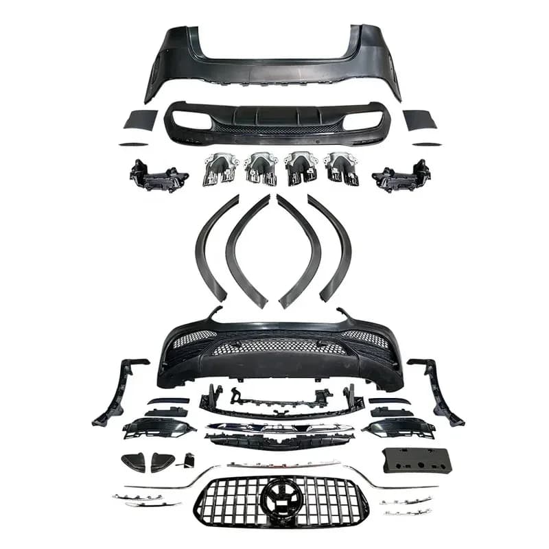 Body kits for   GLE W167 w166  upgr body parts with  bumper grille