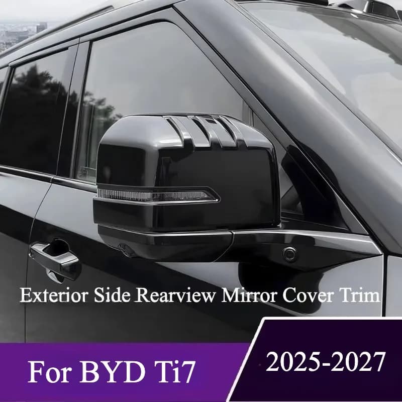 Rearview Mirror Cover Trim For BYD Ti7 2025‑2026 Side Mirror Shell Protector Exterior Decor Modification Accessories