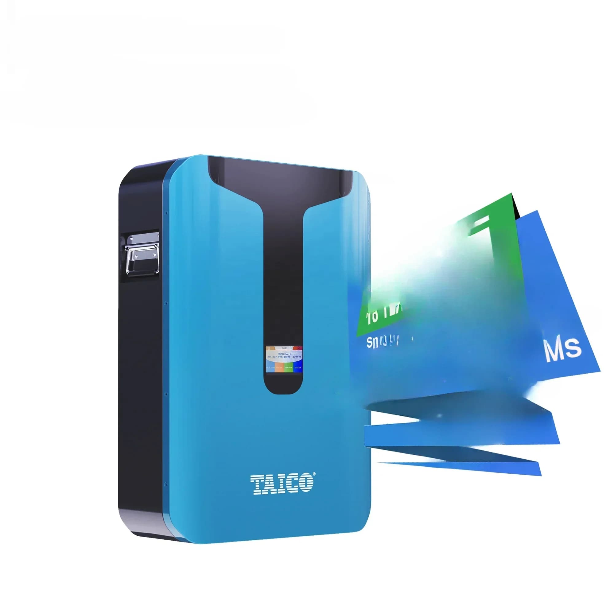 For TAICO Lifepo4 Wall-mounted househo lithium battery 51.2V 200Ah 5-year warranty 48V 51.2V 100ah 200ah Battery Pack