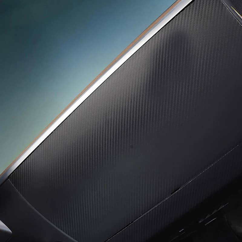 For Tesla Model 3 Highland 2024-2026 Carbon Fiber Glove Box Cover PU Leather Sticker Car Interior Accessories Copilot Anti Kick
