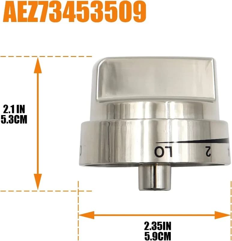Oven cooktop knob assembly for accessories