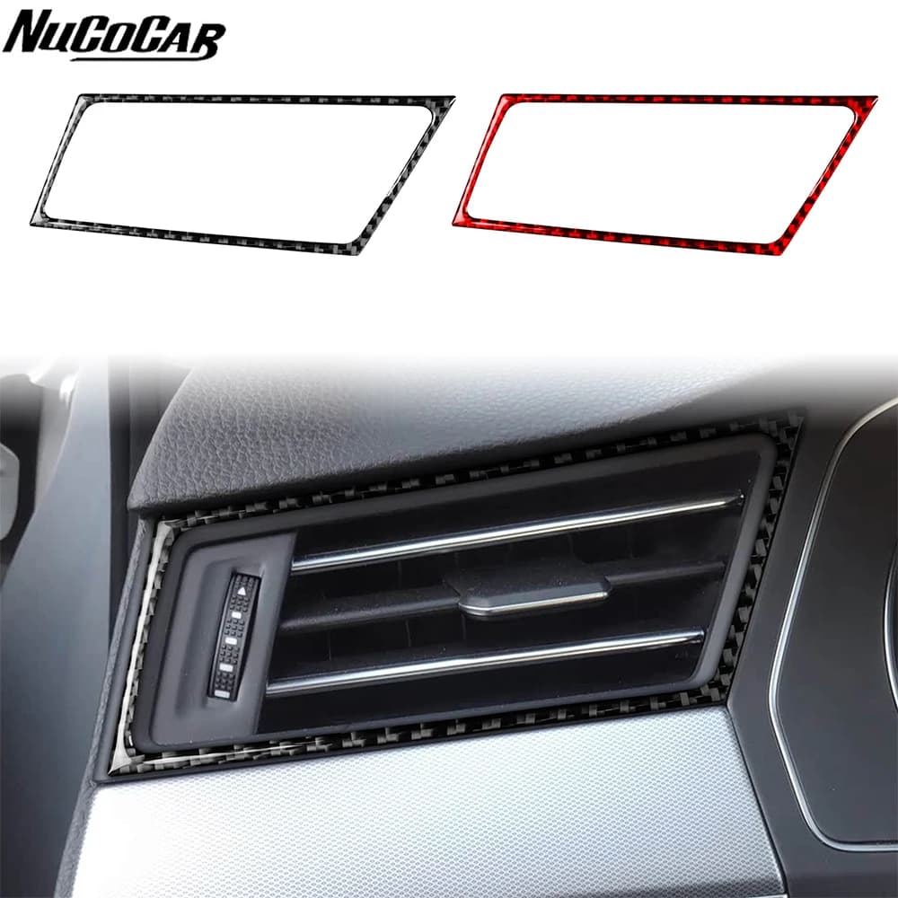 For Volkswagen Magotan CC 2017-2024 Carbon Fiber Driver's side air vent Panel Cover Car Accessories Interior Decorative Stickers