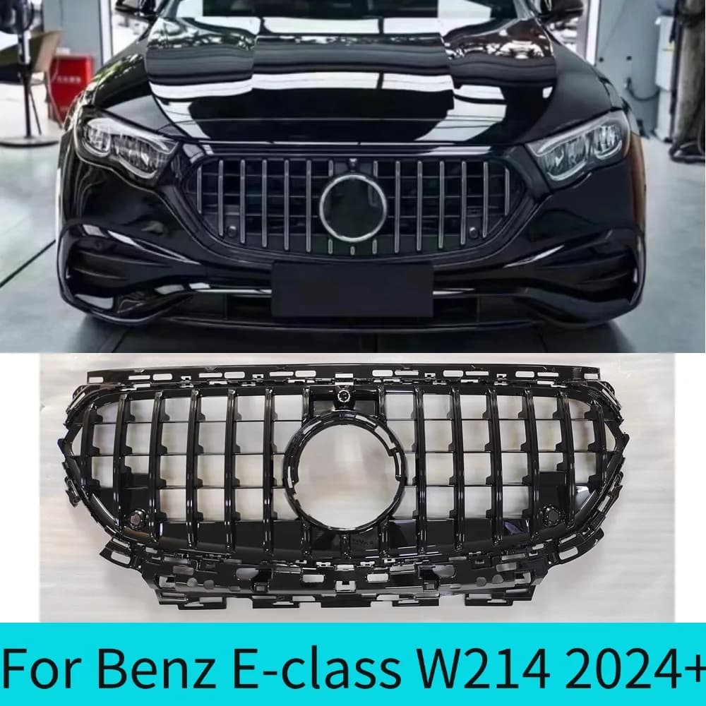 For Mercedes-Benz E-class W214 E260 E300 Style Front Bumper Grille 2024+ Auto Accessory for Styling And Tuning Perfect Match