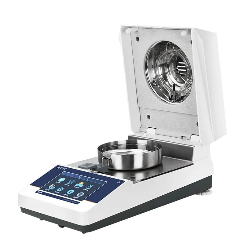 YJQ Halogen Moisture Tester Tea Automatic Fast Feed Moisture Tester