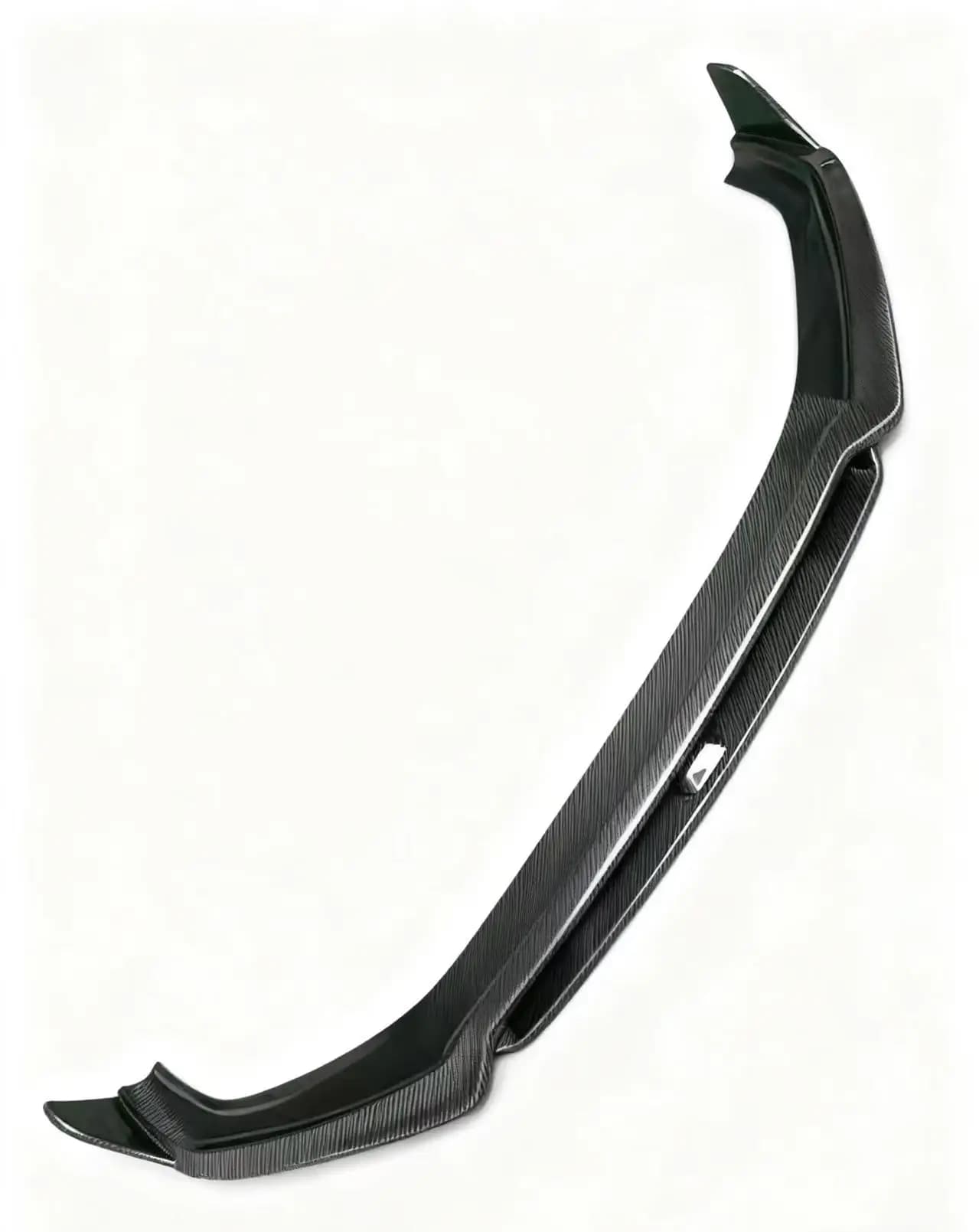 For 17-20 Audi A5 Carbon Fiber Front Lip Bumper with Exhaust Cut-Outs Bolt-On Protection Universal Fitment