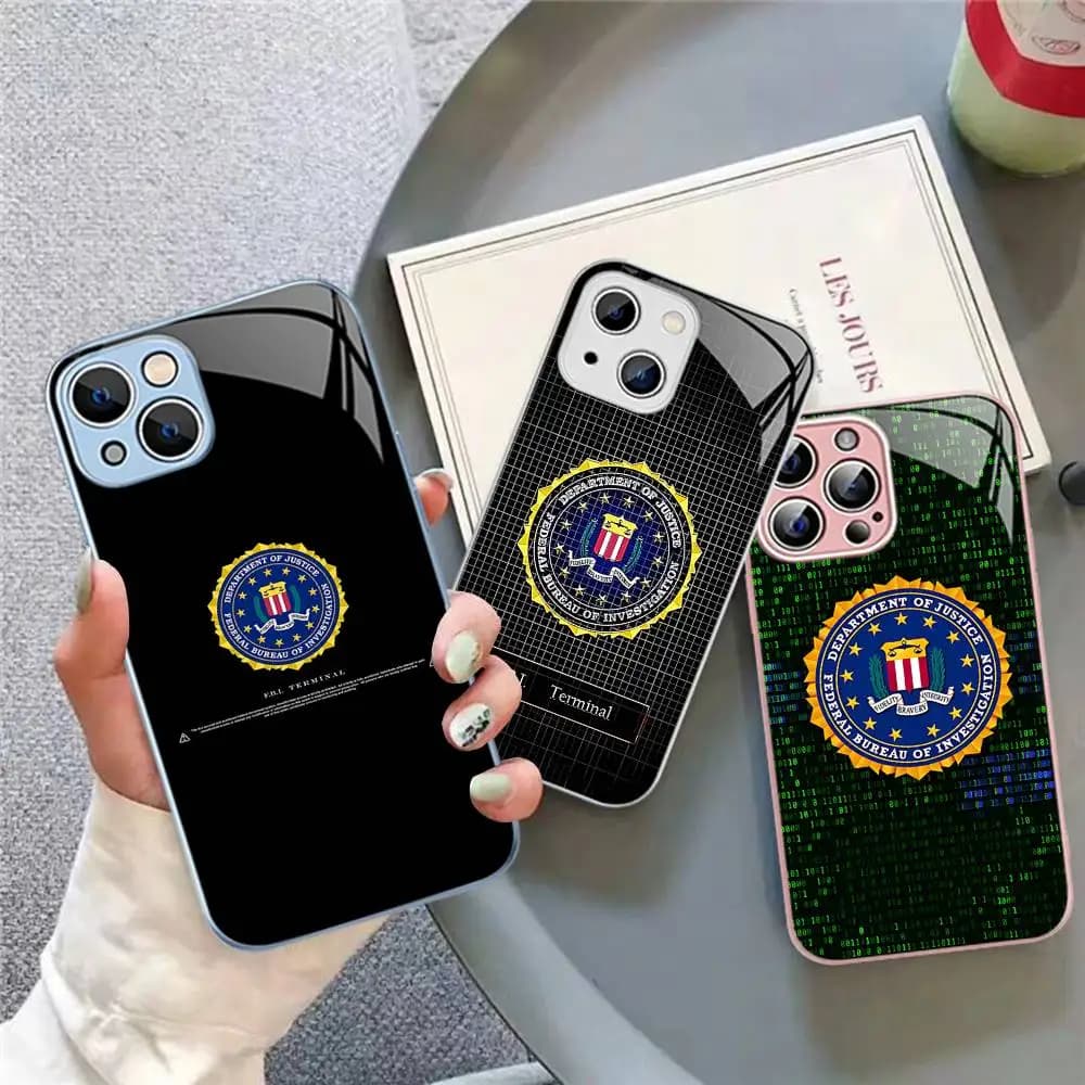 FBI Anti-fingerprint For IPhone 14 13 12 Mini 11 Pro XS Max X XR 14 Plus Tempered Glass Cover