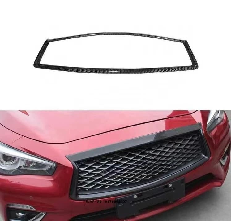 Best Selling Dry Carbon Honey-comb Forged Grille forInfiniti Q50 2018+ Perfect Fitment