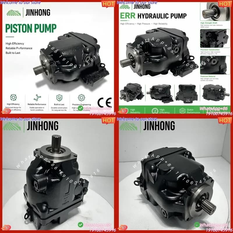 CE Certificate Sauer ERR130 Hydraulic Piston Pump 45 Series ERL130 ERR130B Oil Pump for Wheel Loader Forklift Construction