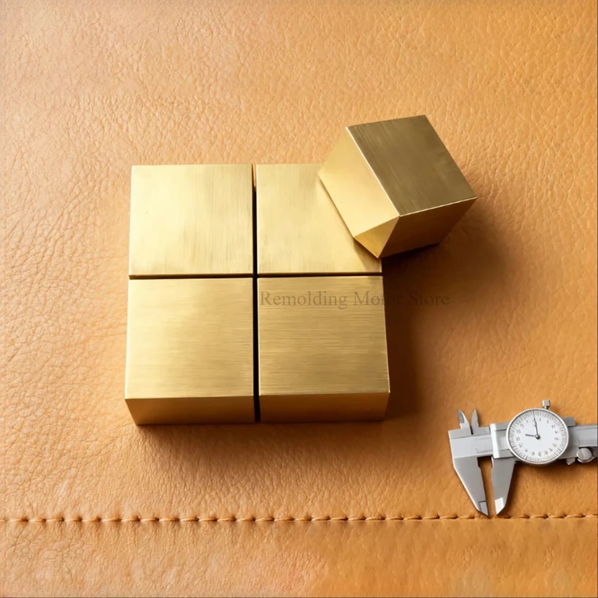 H59 Brass Block - Square Bar Strip Solid Cube Copper Block 10/12/15/20/22/25/30mm Thickness