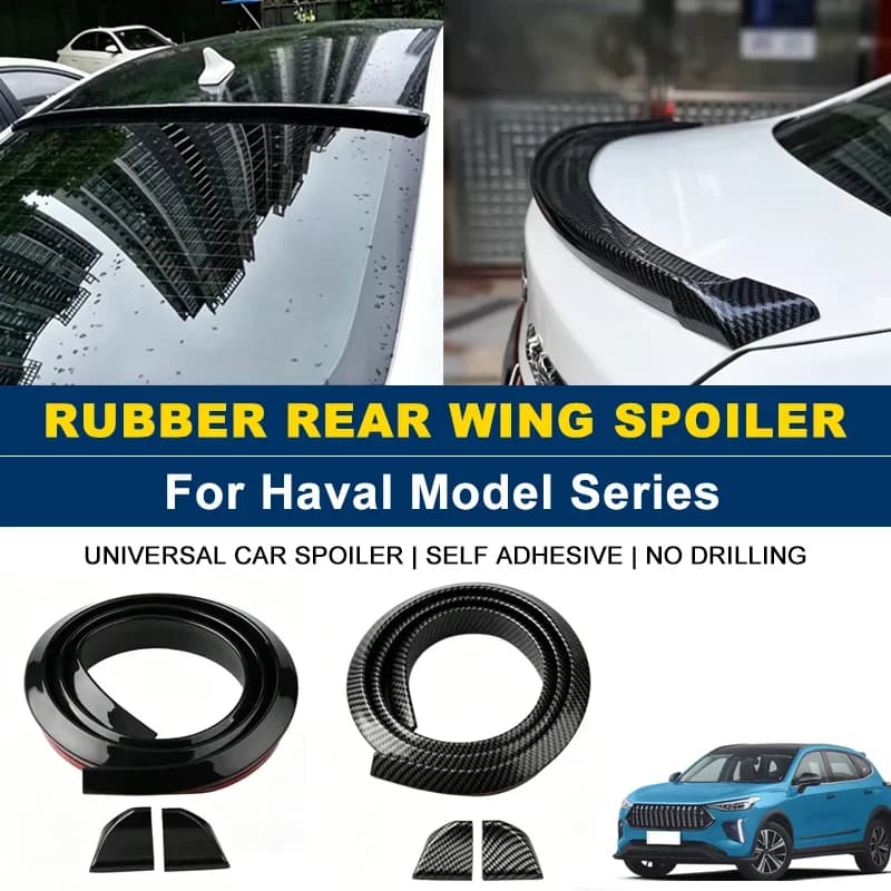 For Haval H6 H9 F7 F7x Jolion Dargo Big Dog Chitu M6 H2 H4 H7 F5 1.5M Self-Adhesive Rear Spoiler Wing No Drill Trunk Lip Parts
