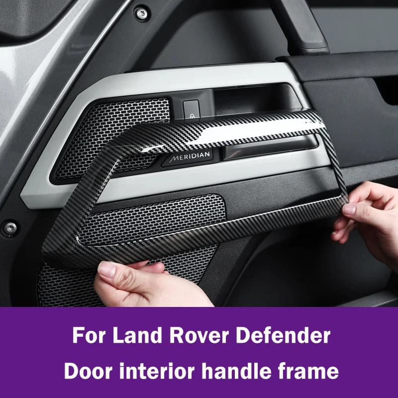For Land Rover Defender 90 110 2024 2023 2022 2021 2020  Car Accessories Interior Door Handles Cover Trim 4pcs