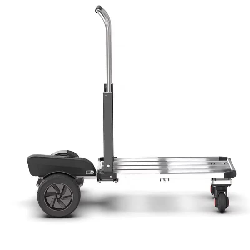 130kg Lithium Battery Type Electric Hand Trolley for Logistics Warehousing Material Handling Foldable Hand Trolley