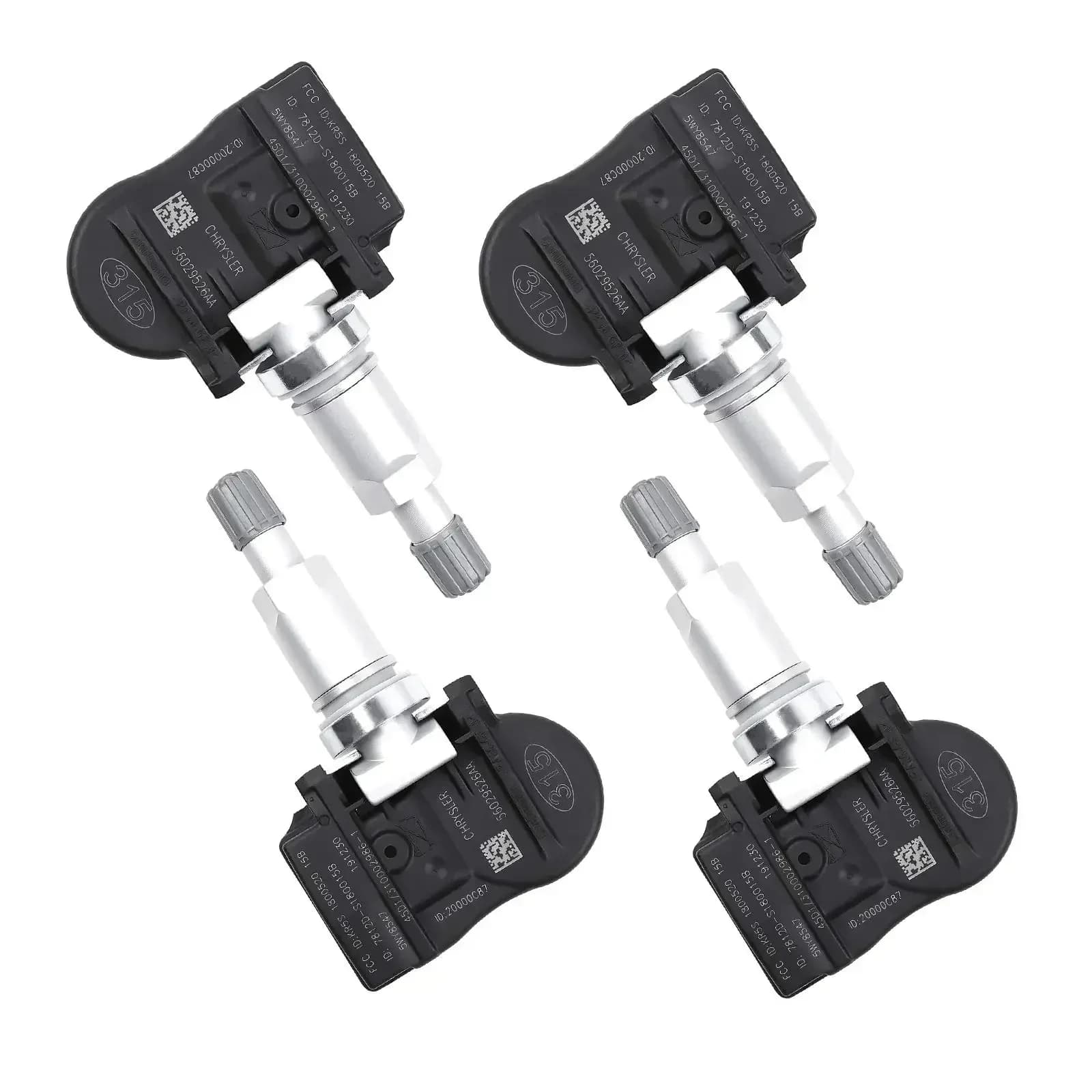 8 SETS Tire Pressure Sensor 4-Pieces  for Jeep Grand Cherokee Liberty Compass Patriot,  Caliber Charger Avenger