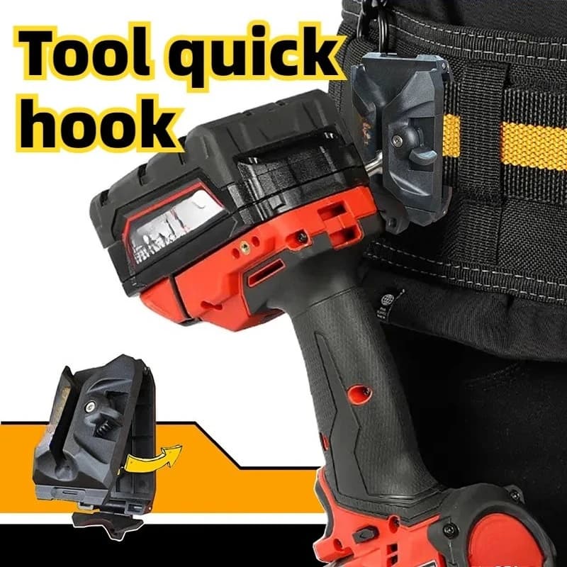 Electrician Electric Drill Quick Hanging Kit Portable Tool Parts Professional Waist Organizer Carpentry Tools and Accessories