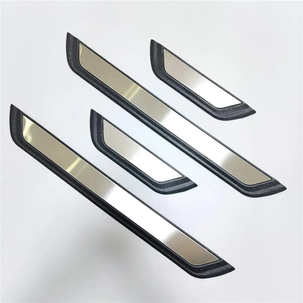 Car Styling For Ford Everest 2015-2021 2022 Door Sill Kick Pedal Stickers Stainless Threshold Step Scuff Plate Trims Accessories