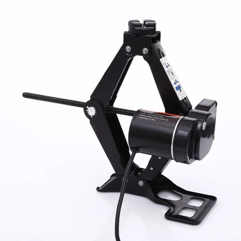 Electric jack, vehicle equipment scissor jack, thickened electric tire changing tool