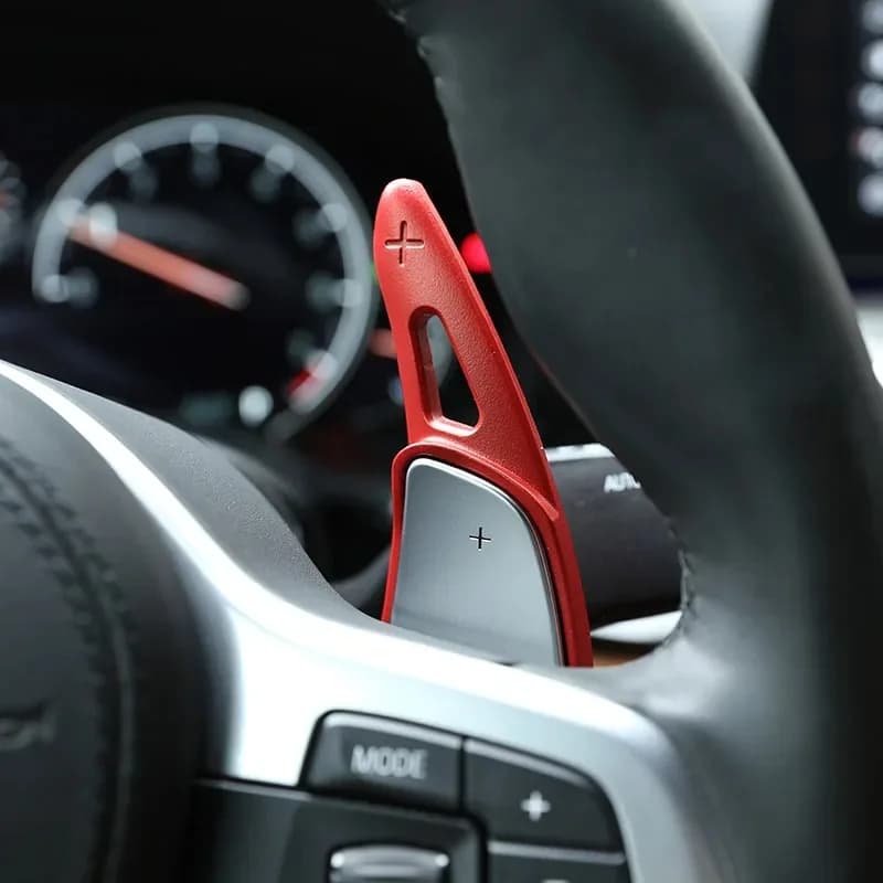 For Toyota GR Supra A90 MK5 2019-2026 Aluminum Alloy Black Steering Wheel Shift Paddle Decoration Trim Interior Car Accessories