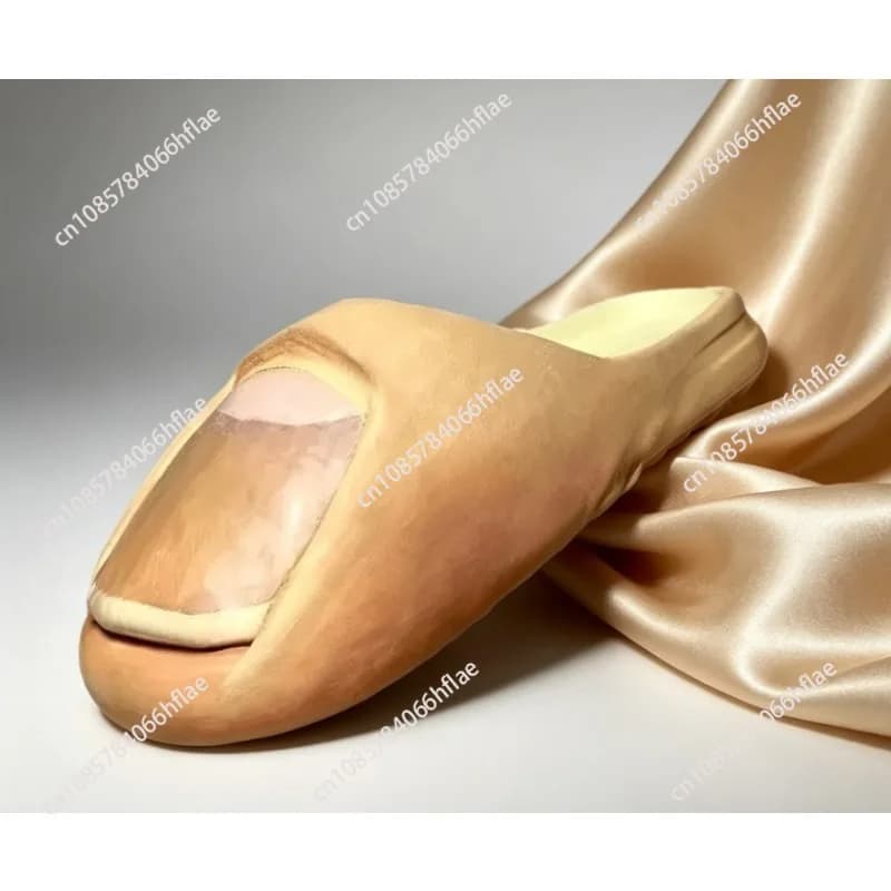 Novelty Big Toe Slippers, Prank Creative Bigfoot House Shoes for Men & Women
