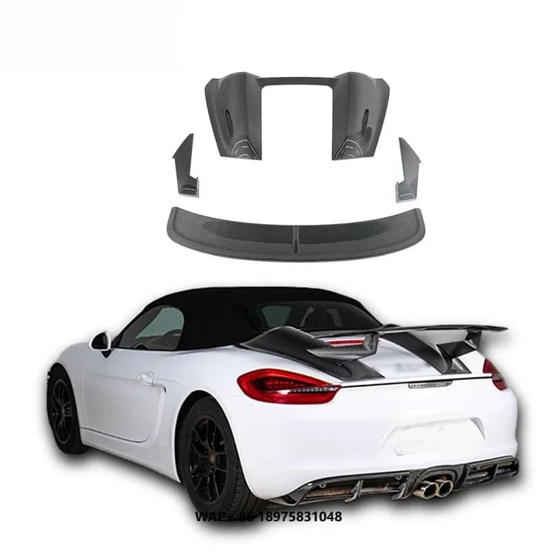 Factory Auto New Product Factory Direct Sales of Carbon Fiber Hump Tail Wing for 718 981 Carbon Fiber Hump Tail Wing