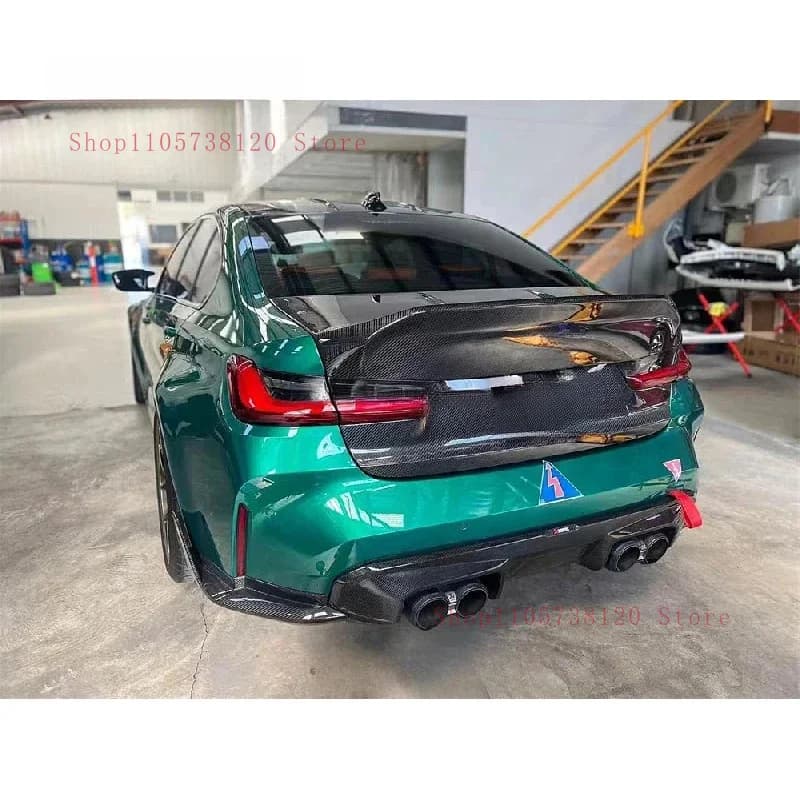 Dry Carbon Fiber Trunk Lid With Spoiler, CSL Style, Fits/ Seri G/G | Upgr & Modifiion
