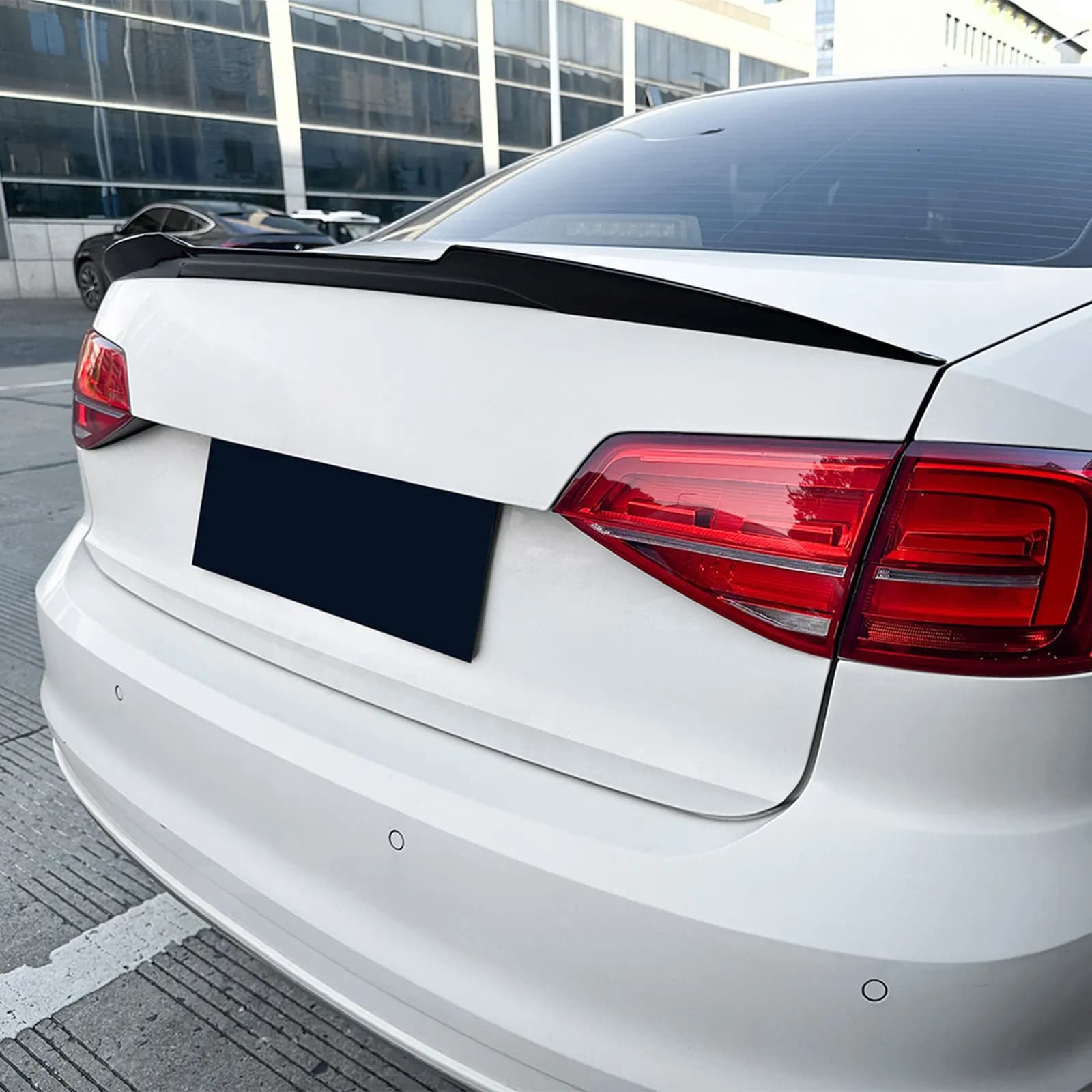 Rear Roof Trunk Spoiler Tail Wings Car Fixed Wind For VW Jetta MK6 2011-2018