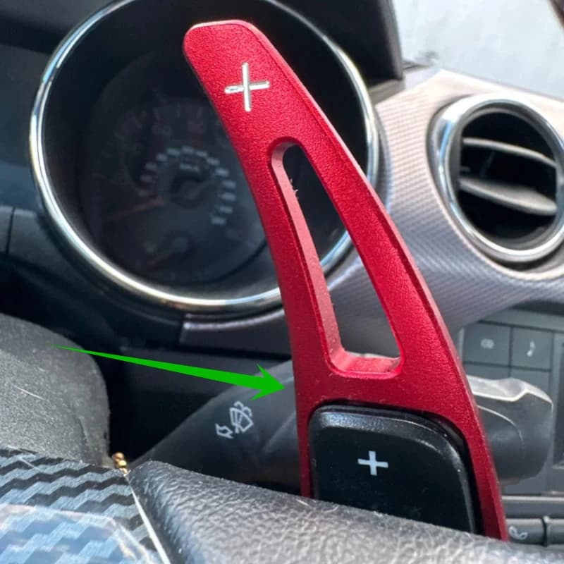 Car Steering Wheel Shifter Paddle For Ford Mustang 2015 2016 2017 2018 2019 2020 2021 2022 2023 Aluminum Alloy Extension Shifter