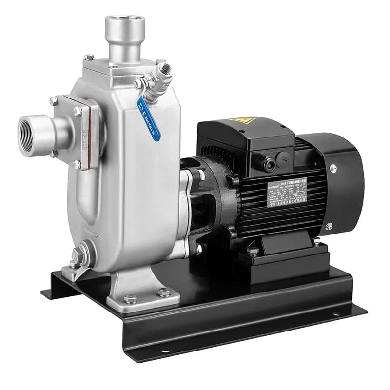 Self-priming non-clogging sewage self-priming sewage pump, wastewater treatment septic tank horizontal