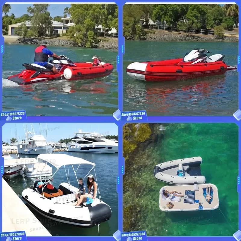High Quality Super Durable Inflatable Jet Ski Extension Stable & Portable Watercraft Attachment for Motor Bike