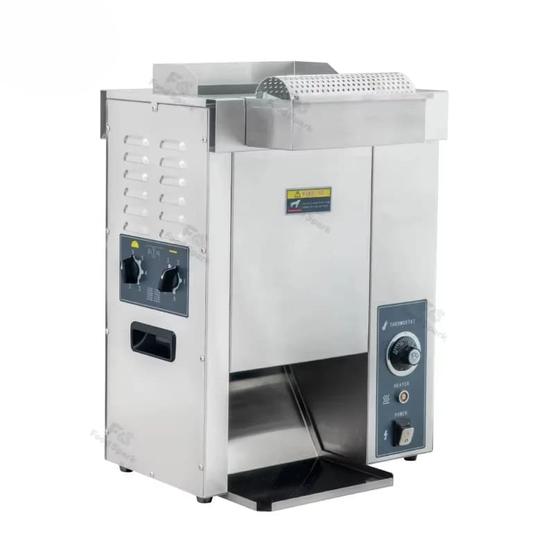 Professional CE Fast Food Hamburger Bread Toaster Butter Roller Automatic Burger Bun Toaster Burger Bun Vertical Toaster