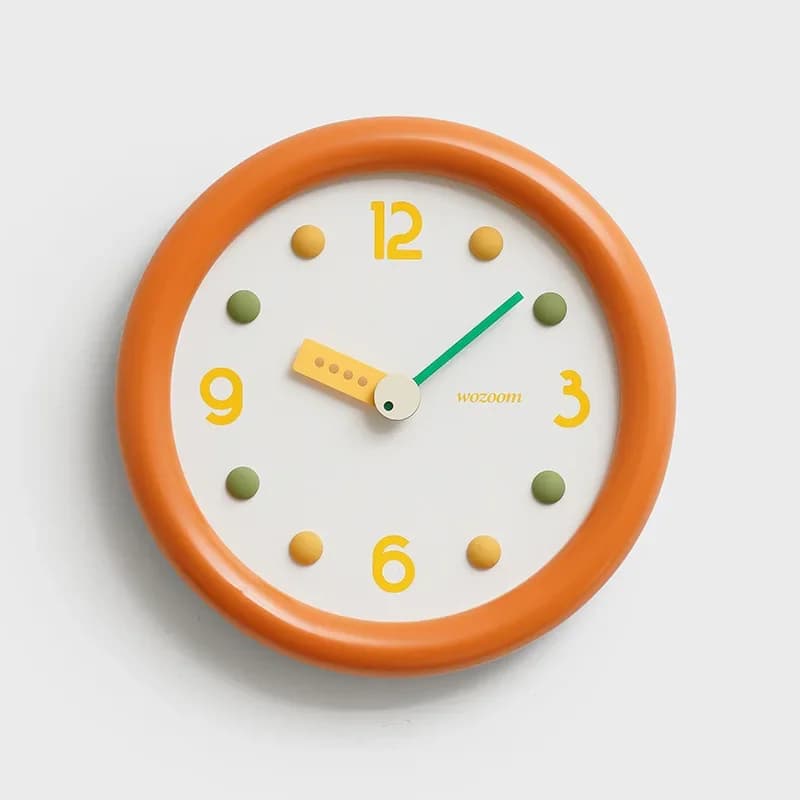 No punching creative simple wall clock 2026 new home living room clock light luxury clock wall hanging