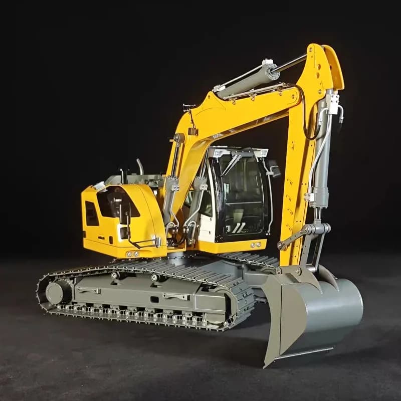 Remote control model construction vehicle 1/14 simulation excavator, full set