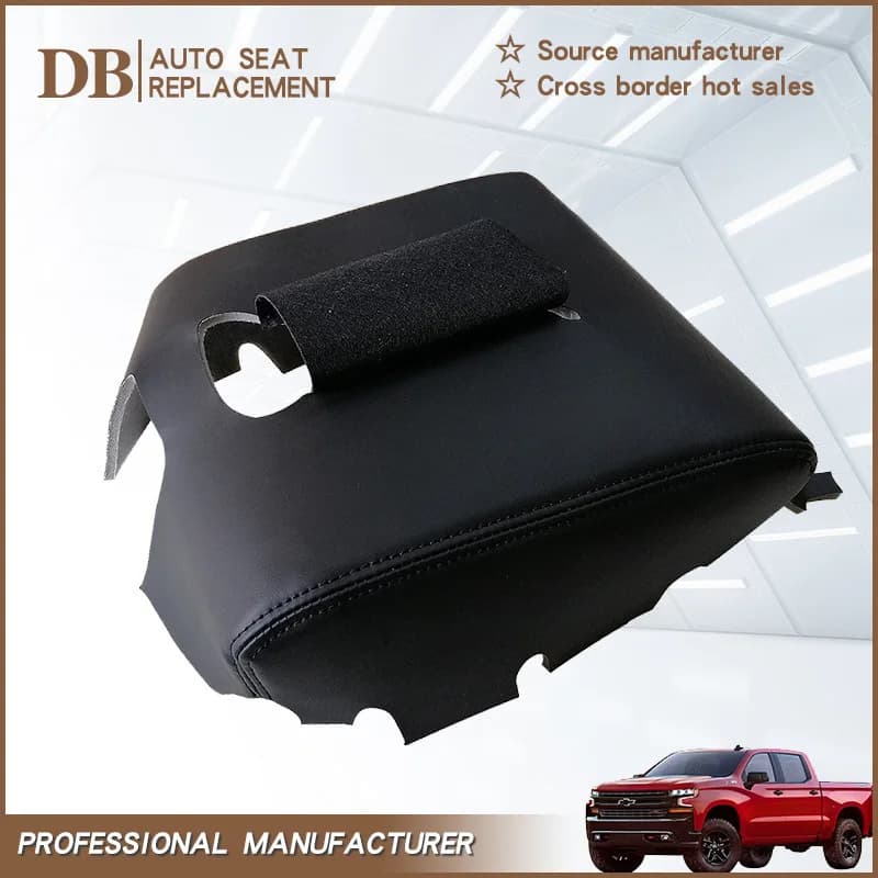 For Chevrolet Slleverado 2014-2018 2015 2016 2017 Car Protection Pad Jumping Chair Style Armrest Box Pad Armrest Box Accessories