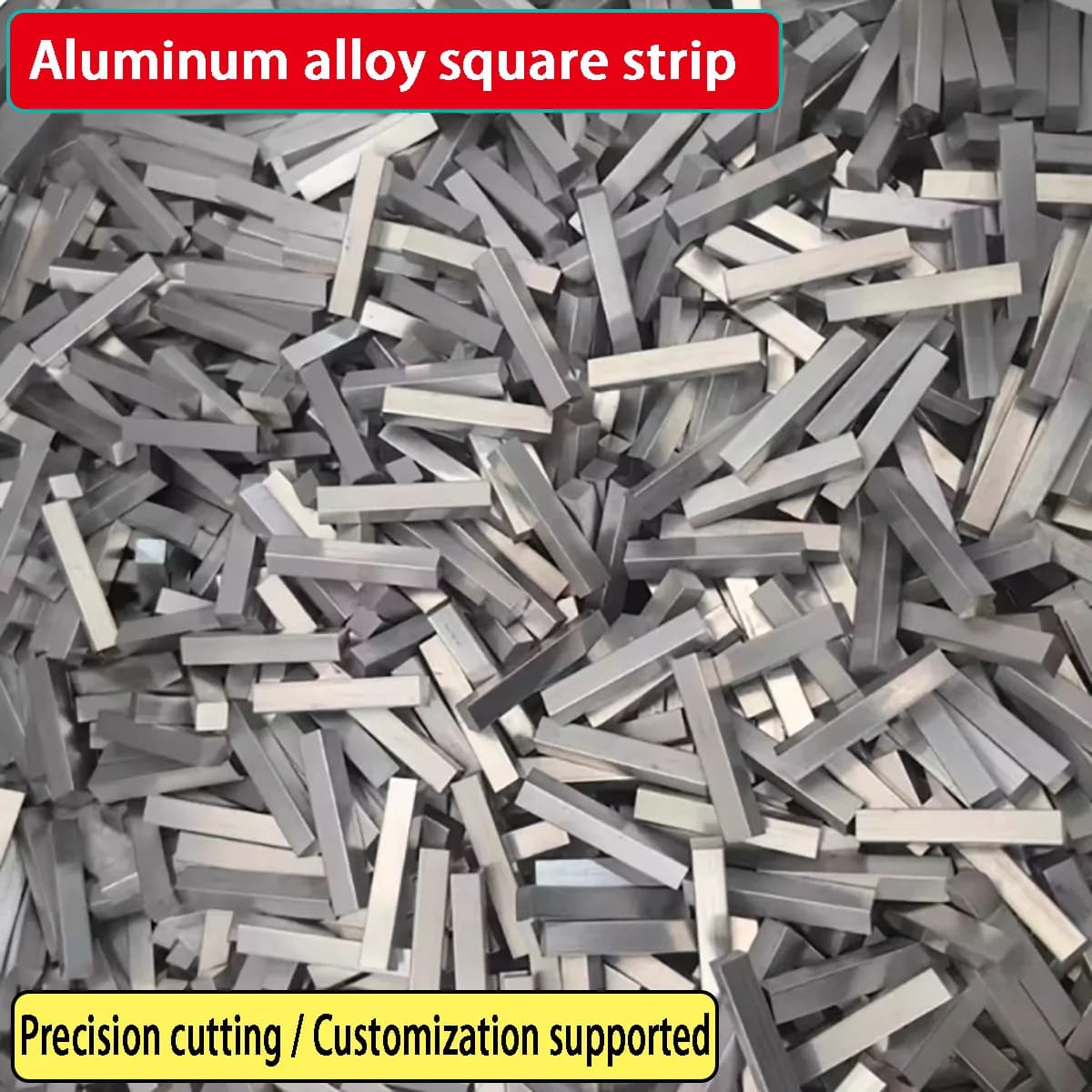 Solid Aluminum Square Bar  Aluminum Block Square Aluminum Sheet Precision Cutting Laser Cutting