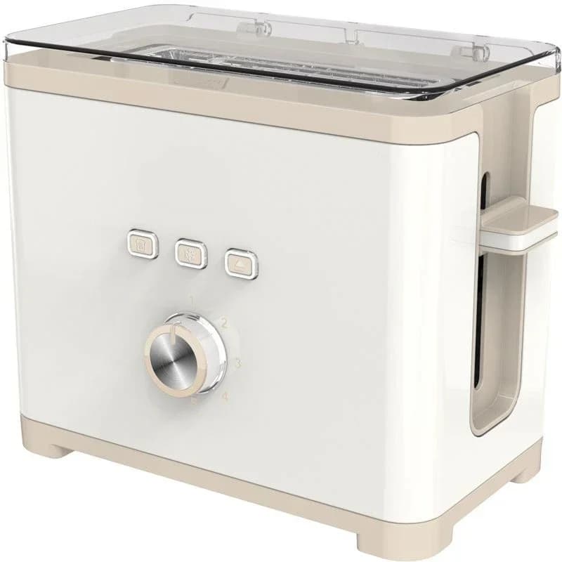 Toaster automatic toaster household toaster stainless steel body single piece