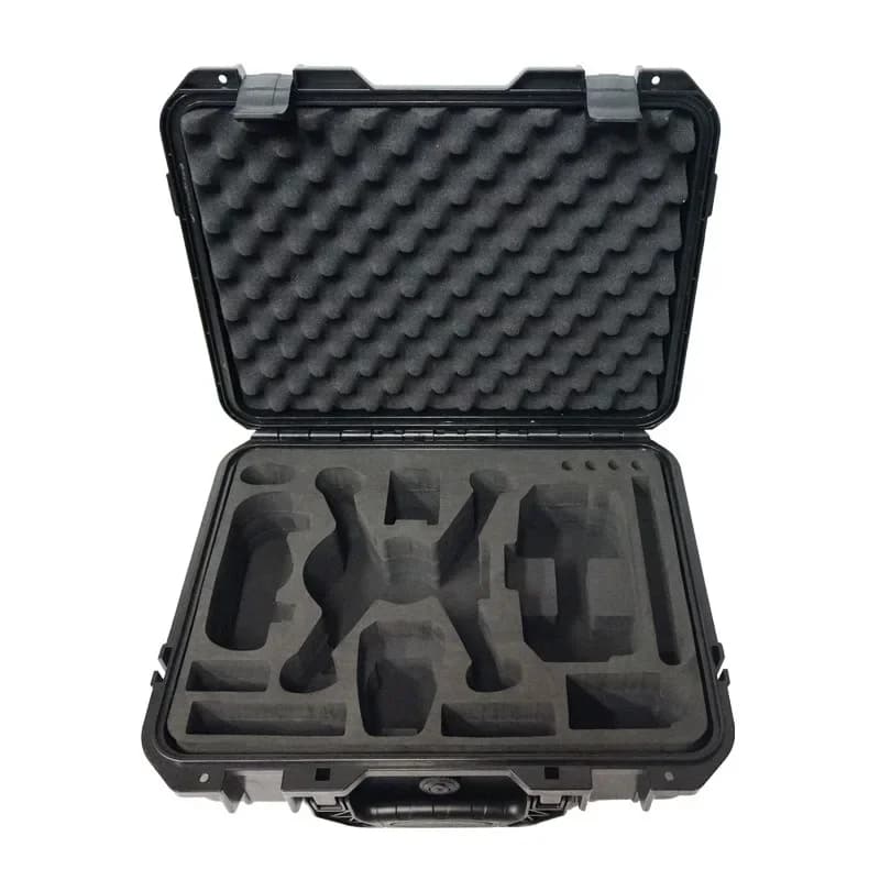 Plastic hardware toolbox, multi-functional instrumentation equipment color matching suitcase