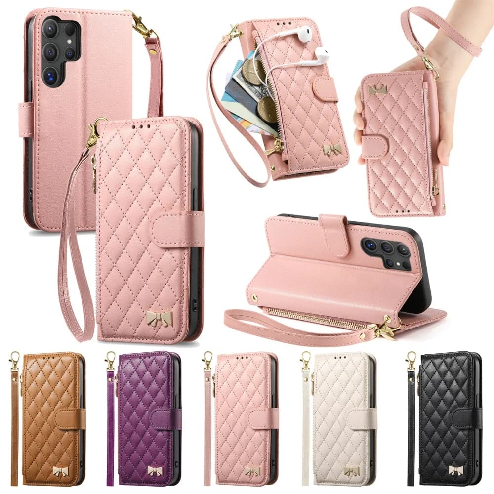Soft Flip Phone Cover for Samsung Galaxy S22 S23 S24 S25 Ultra A06 A07 A13 A15 A16 A17 A26 A32 M32 A35 A36 A56 A53 A54 A55 A50