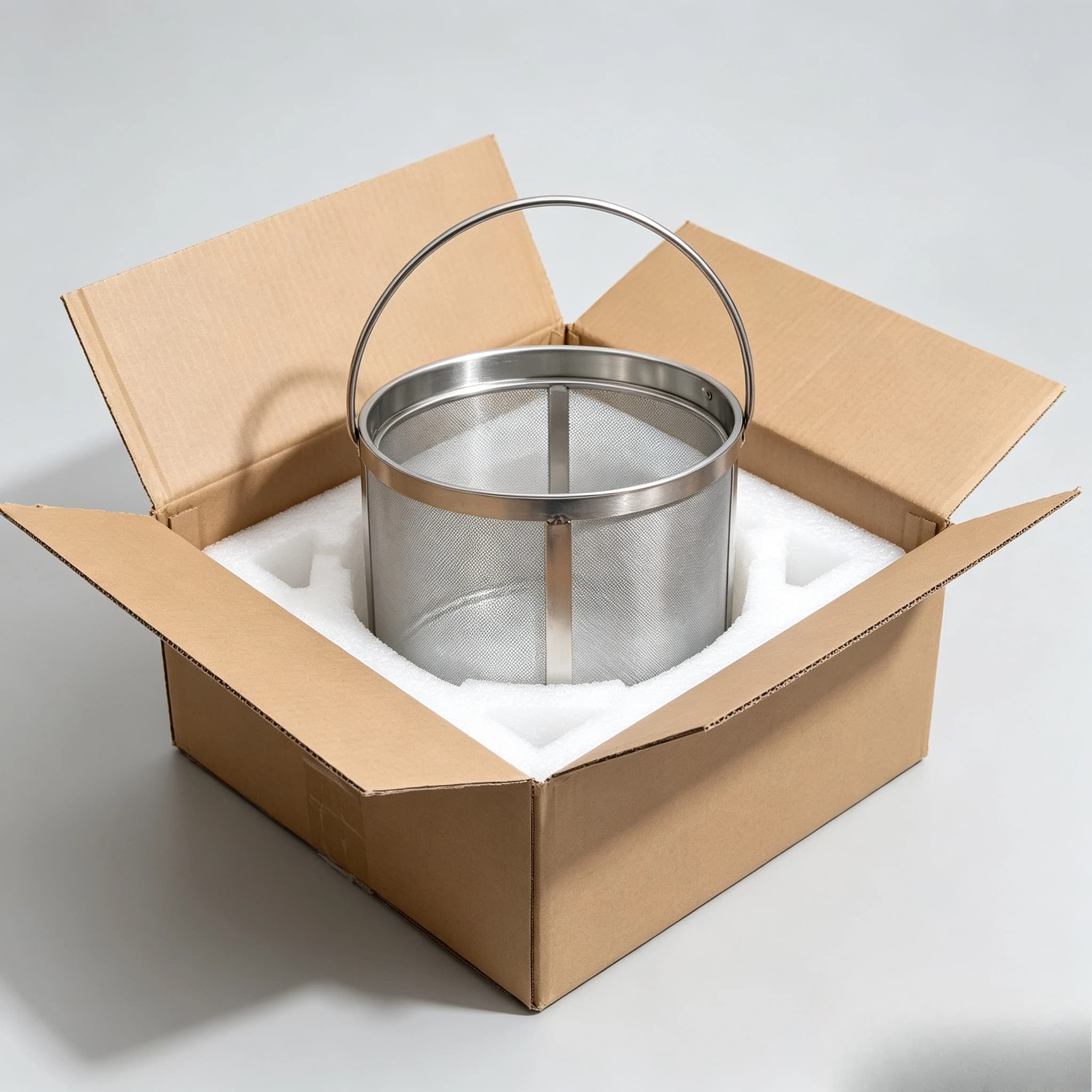 For 304 Stainless Steel Beer Sediment Filter Barrel Home Brewing Accessory Wine & Beverage Impurity Filtration Container