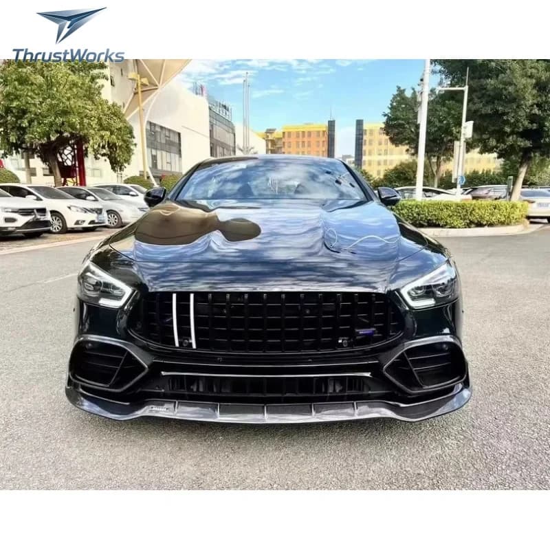 ThrustWorks W167 LD Style Carbon Fiber Bodykit Front Lip Diffuser Rear Spoiler Wing GLE 53 63 W1 Durle New