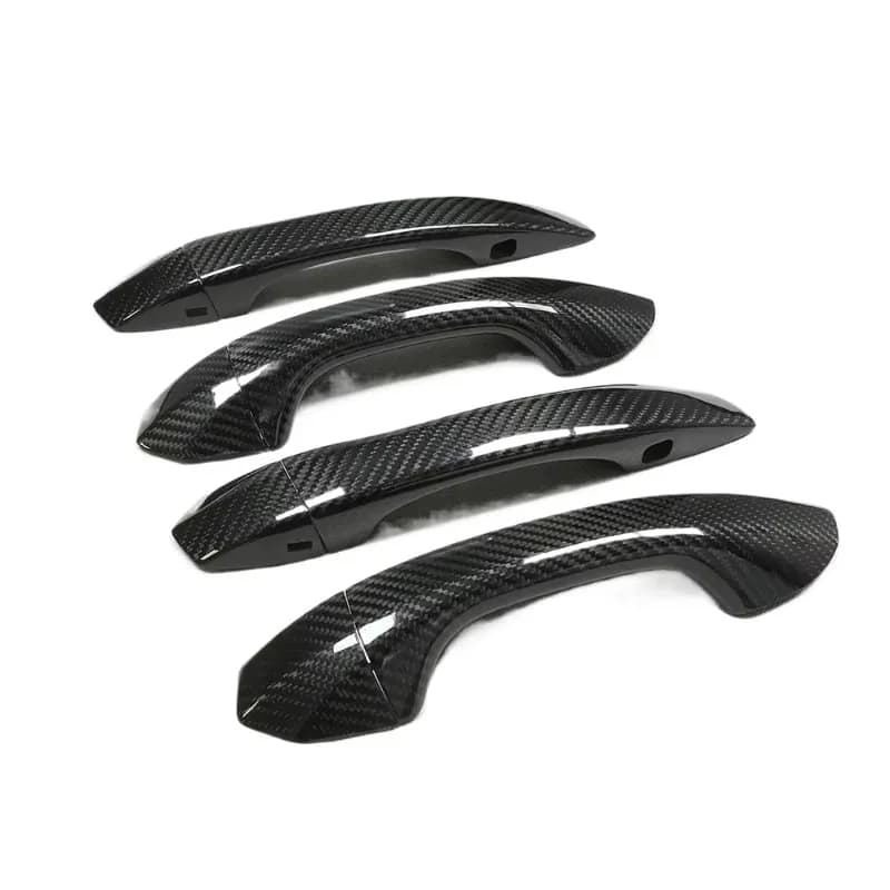 A6 C8 Dry Carbon Door Handle Cover for RS6 S6 Q8 Q6 URUS Real External Trims Exterior Car Parts