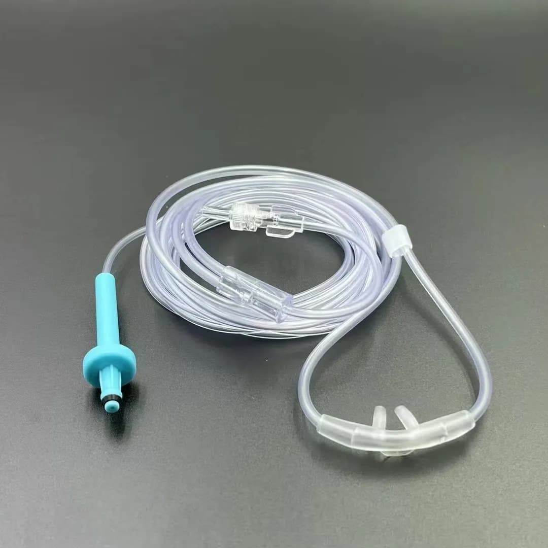Side Flow CO2 Sampling Tube Pneumatic Adapter Compatible With Medical Monitors