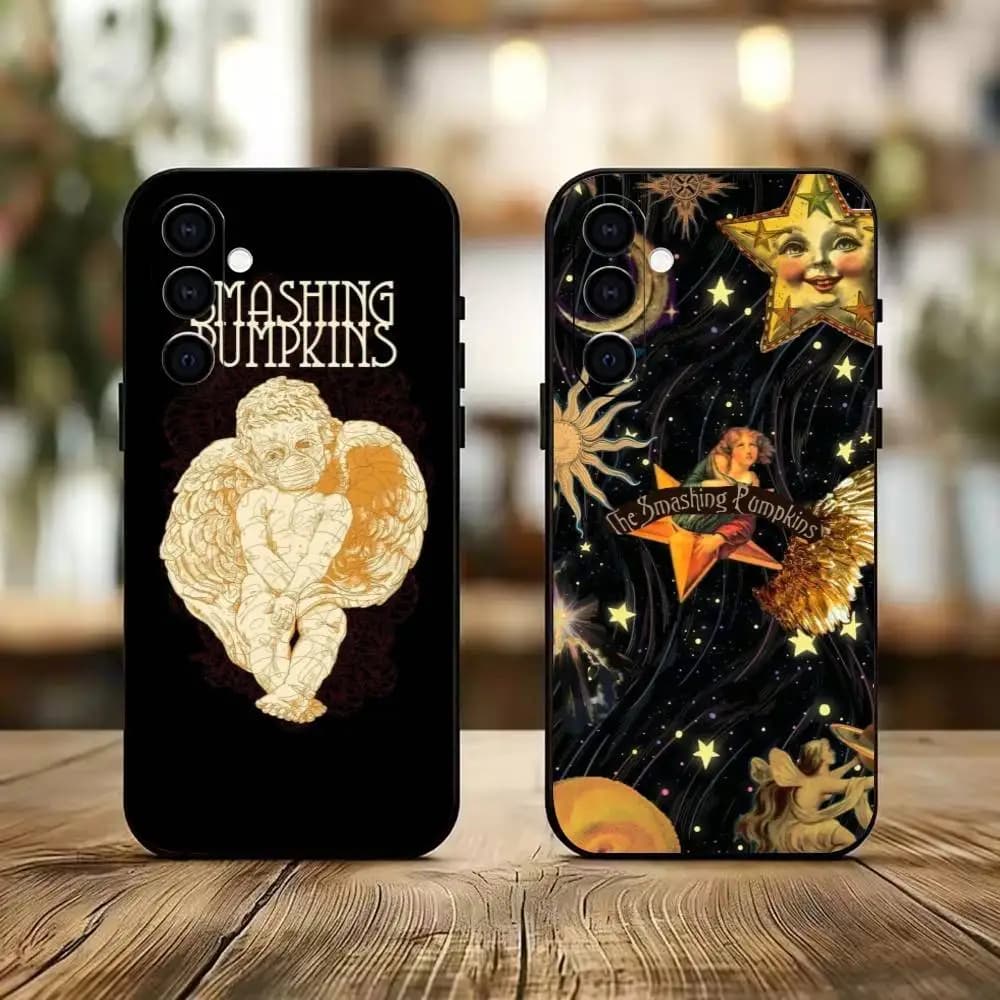 Band S-Smashing P-Pumpkins  Phone Case For Samsung Galaxy A73,A72,A71,A70,A53,A52,A51,Others Soft Black Cover